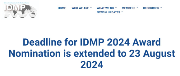 Deadline for IDMP 2024 Award Nomination is extended to 23 August 2024