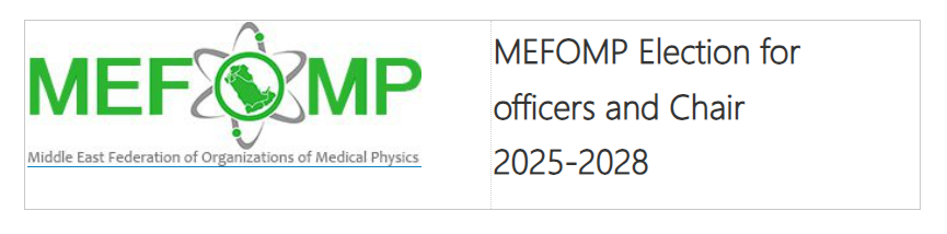 MEFOMP Officers and Chairs positions for the term 2025-2028 are now open for nominations.